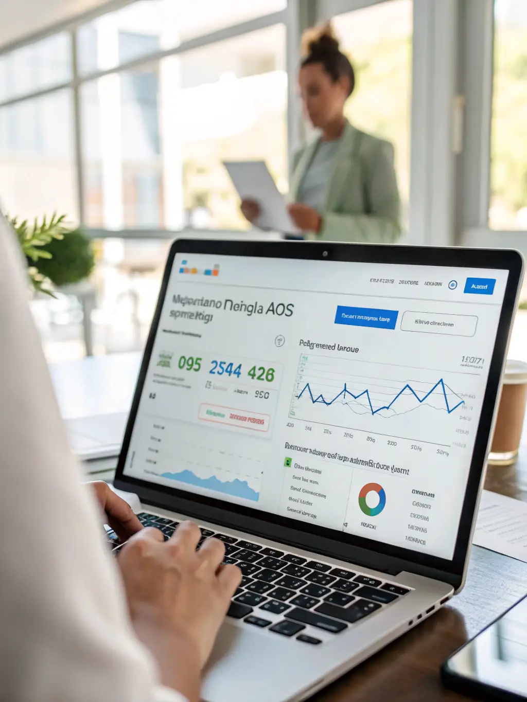 A screenshot of the Google Ads interface, showing keyword analysis, bidding strategies, and conversion tracking, to demonstrate Google Ads expertise.